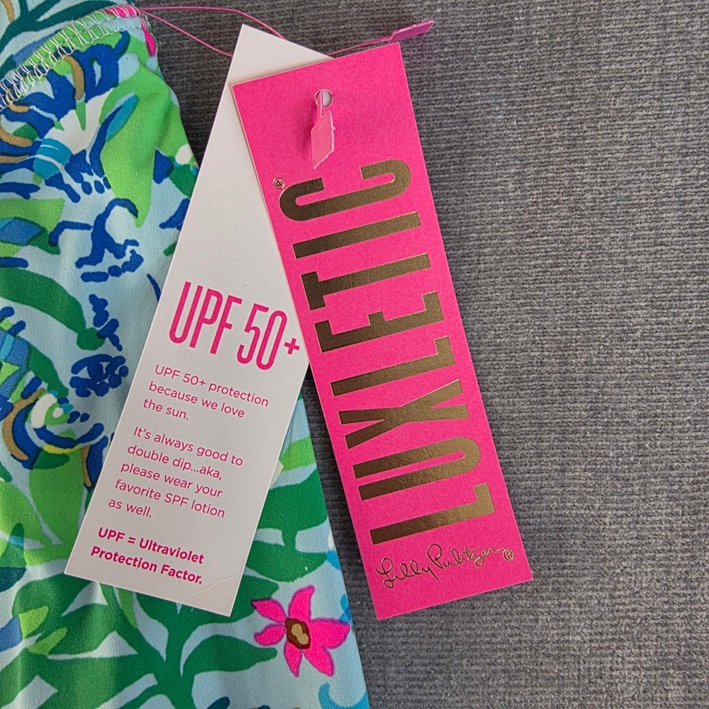 Lilly Pulitzer Luxletic‎ Aila Skort Womens XL Multi Via Parigi Tropical UPF 50+ - Picture 3 of 9
